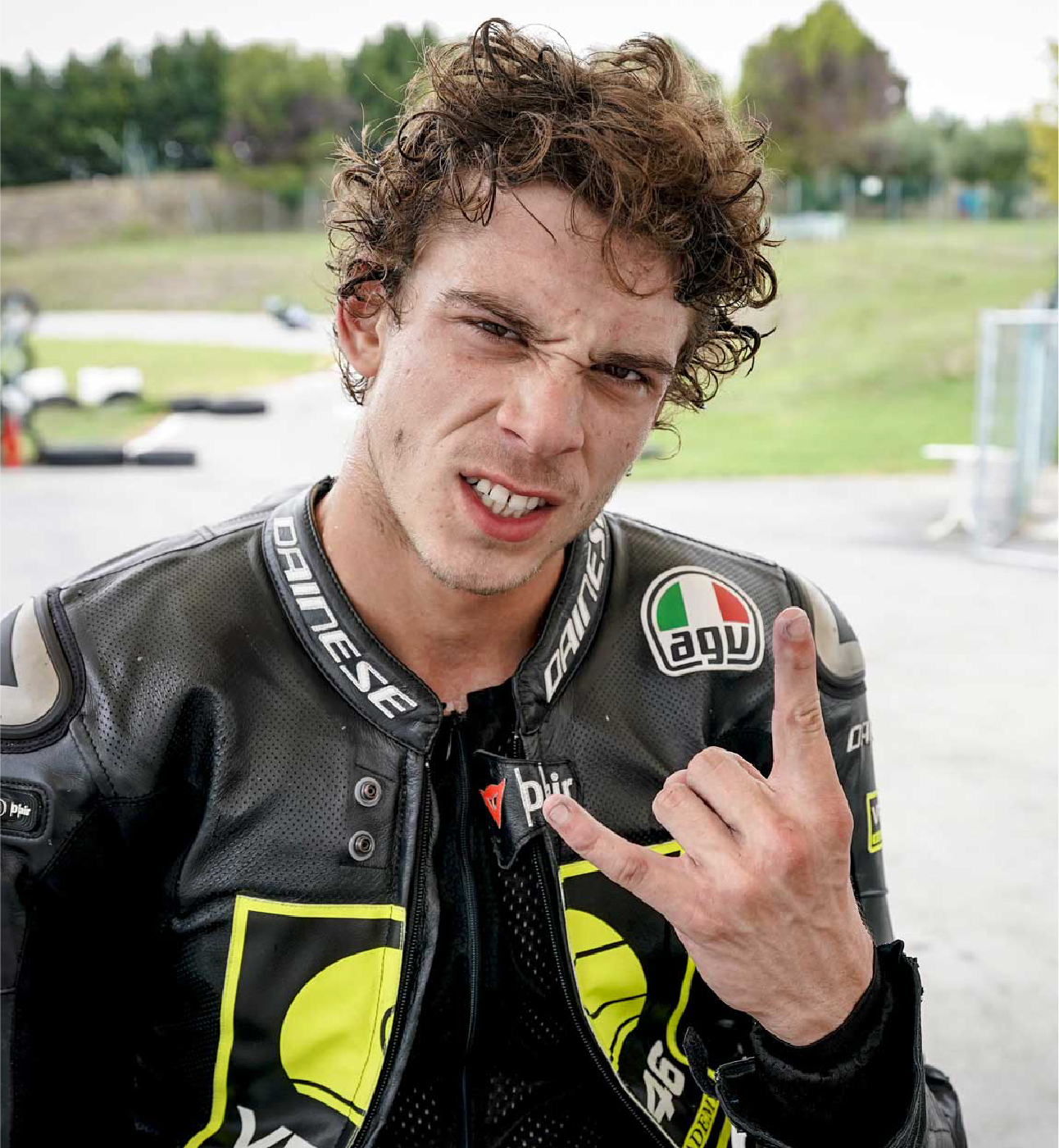 Bandana VR46 Riders Academy Marco Bezzecchi 2024 - Unisex, Rouge